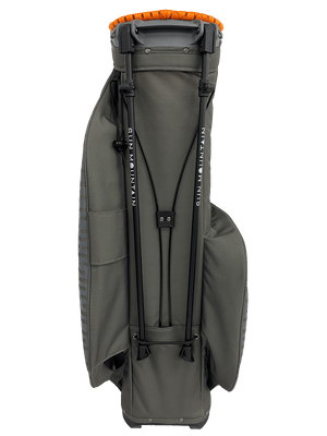 Sun Mountain H2NO ULTRA 4-Way Stand Bag - Titanium/Grey/Orange