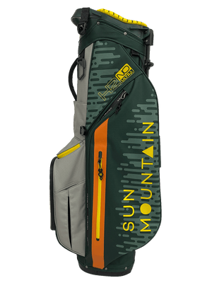 Sun Mountain H2NO ULTRA 4-Way Stand Bag - Forest/Grey/Yellow