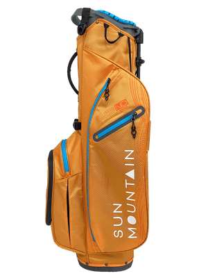 Sun Mountain H2NO ZERO 4-Way Stand Bag - Orange/Blue
