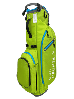 Sun Mountain H2NO ZERO 4-Way Stand Bag - Acid/Blue