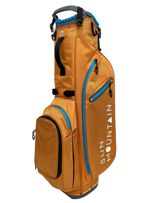 Sun Mountain H2NO ZERO 4-Way Stand Bag - Orange/Blue