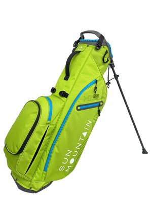 Sun Mountain H2NO ZERO 4-Way Stand Bag - Acid/Blue