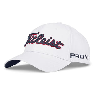 Titleist Tour Performance Hat - White/Navy/Red