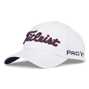 Titleist Tour Performance Hat - White/Navy/Red