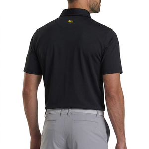 Katana Golf Mens Solid Polo - Black