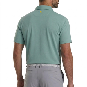 Katana Golf Mens Solid Polo - Green