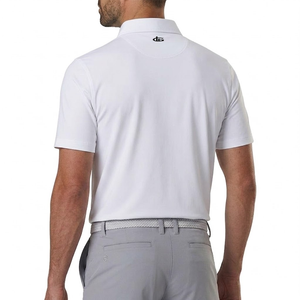 Katana Golf Mens Solid Polo - White