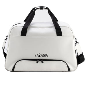 Honma Big Logo Boston Bag - White