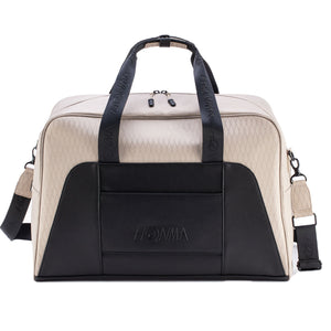 Honma Mixed Material Boston Bag - Beige