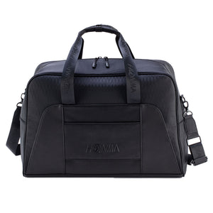 Honma Mixed Material Boston Bag - Black
