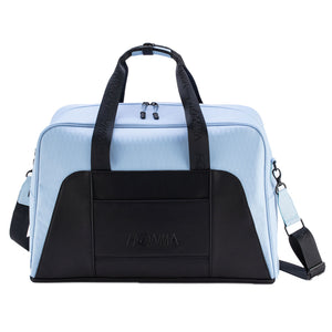 Honma Mixed Material Boston Bag - Blue