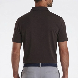 Katana Golf Mens V-Neck Polo - Brown