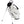 Honma Camo Stand Bag - White