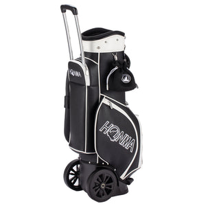 Honma Cart Bag With Wheels - Black