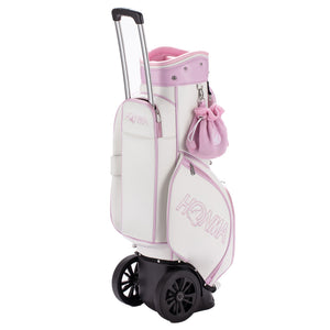 Honma Cart Bag With Wheels - White
