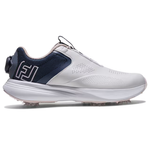 FootJoy Qualifier Golf Shoes - White/Navy