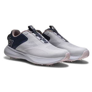FootJoy Qualifier Golf Shoes - White/Navy