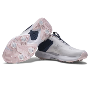 FootJoy Qualifier Golf Shoes - White/Navy