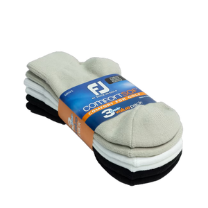 FootJoy ComfortSof 3-Pack Sports Socks - Assorted
