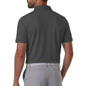 Katana Golf Mens Solid Polo - Charcoal