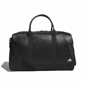 Adidas Unisex PU Leather Boston Bag - Black