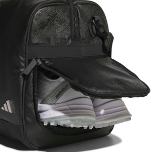 Adidas Unisex PU Leather Boston Bag - Black