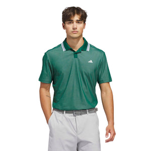 Adidas Ultimate 365 Tour Twistknit Pique Polo Shirt - Green