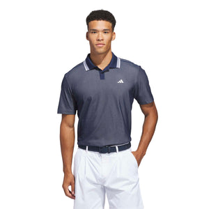 Adidas Ultimate 365 Tour Twistknit Pique Polo Shirt - Navy