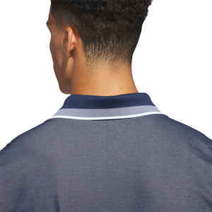 Adidas Ultimate 365 Tour Twistknit Pique Polo Shirt - Navy