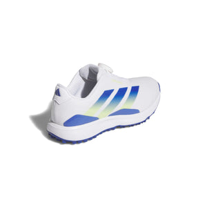 Adidas Junior CODECHAOS BOA Spikeless Golf Shoes - Cloud White / Dual Indigo / Frozen Lemon