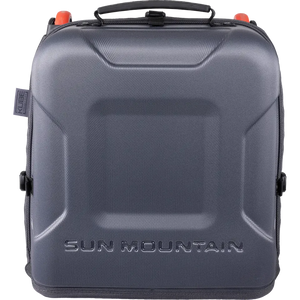Sun Mountain 24 Kube Travel Cover, Black-Rush Red