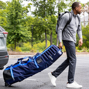 Sun Mountain 24 Kube Travel Cover, Navy Calvary