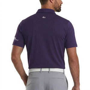 Katana Golf Mens Solid Polo - Purple