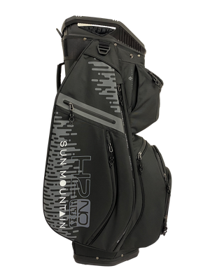 Sun Mountain H2NO ULTRA 14-Way Cart Bag - Black/Steel