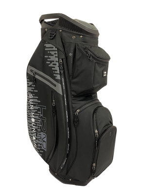 Sun Mountain H2NO ULTRA 14-Way Cart Bag - Black/Steel