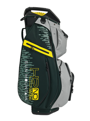 Sun Mountain H2NO ULTRA 14-Way Cart Bag - Forest/Grey/Yellow