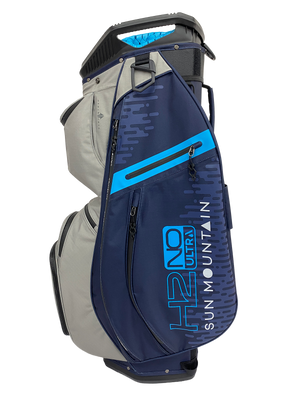 Sun Mountain H2NO ULTRA 14-Way Cart Bag - Navy/Grey/Blue