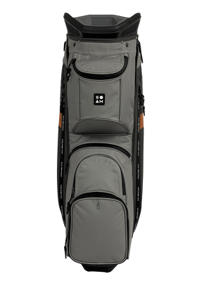 Sun Mountain H2NO ULTRA 14-Way Cart Bag - Titanium/Grey/Orange
