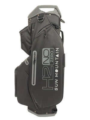 Sun Mountain H2NO ZERO 6-Way Cart Bag - Black/Steel