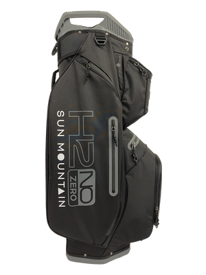 Sun Mountain H2NO ZERO 6-Way Cart Bag - Black/Steel