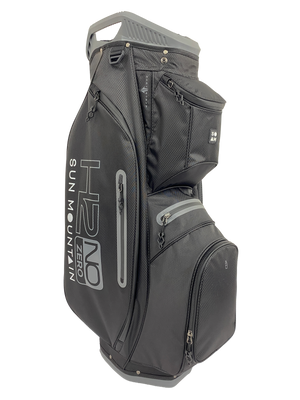 Sun Mountain H2NO ZERO 6-Way Cart Bag - Black/Steel