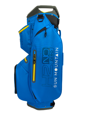 Sun Mountain H2NO ZERO 6-Way Cart Bag - Sapphire/Yellow
