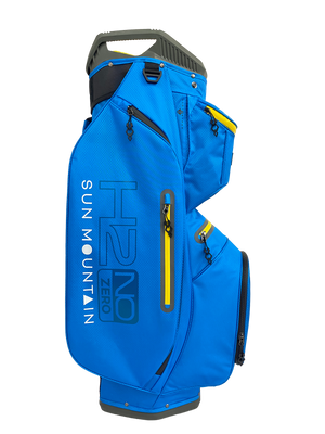 Sun Mountain H2NO ZERO 6-Way Cart Bag - Sapphire/Yellow