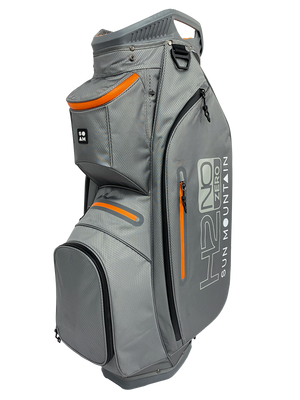 Sun Mountain H2NO ZERO 6-Way Cart Bag - Nickel/Orange