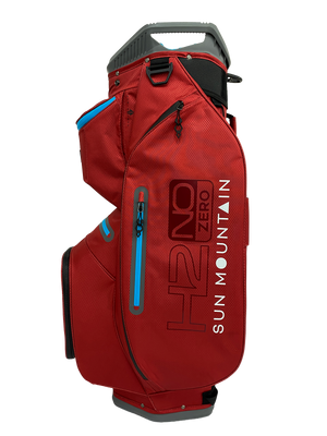 Sun Mountain H2NO ZERO 6-Way Cart Bag - Garnet/Blue