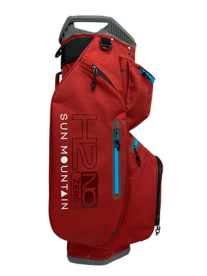 Sun Mountain H2NO ZERO 6-Way Cart Bag - Garnet/Blue