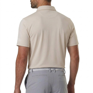 Katana Golf Mens Solid Polo - Ivory