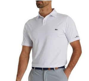 Katana Golf Mens Solid Polo - White