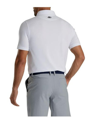 Katana Golf Mens Solid Polo - White