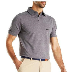 Katana Golf Mens Solid Polo - Grey